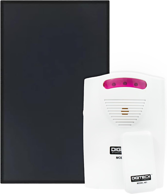 #ad #ad Wireless Pressure Mat Doorbell and Alarm Systems for Home Flat Security White $93.99