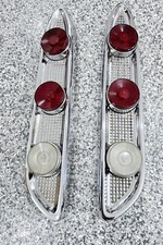 1959 Edsel Tail Lights Assemblies Housing Lamp Genuine RH-LH USED #000 ERST-59 