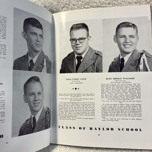 1957 Klif Klan Baylor School Chattanooga Yearbook - Picture 9 of 10