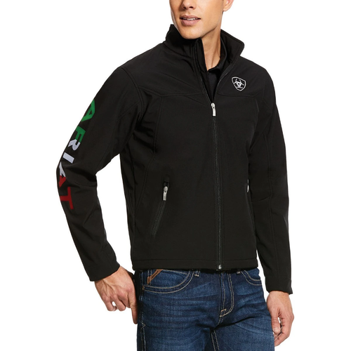 Ariat Men's Black Mexico New Team Softshell Jacket