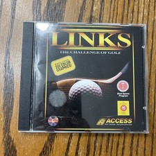 Links: The Challenge of Golf PC, 1991 VERY GOOD CONDITION