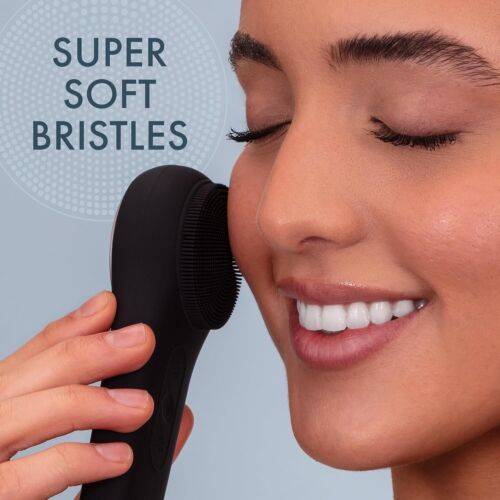 Facial Cleansing Brush, Rechargeable Electric Face Scrubber, Waterproof Silicone - Picture 6 of 7