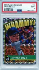 Javier Baez! PSA 9 Mint Whammy!  2019 Panini Donruss Whammy! Javier Baez #W5
