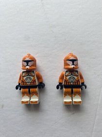 Lot of 2 Lego Star Wars bomb squad trooper minifigure set 7913