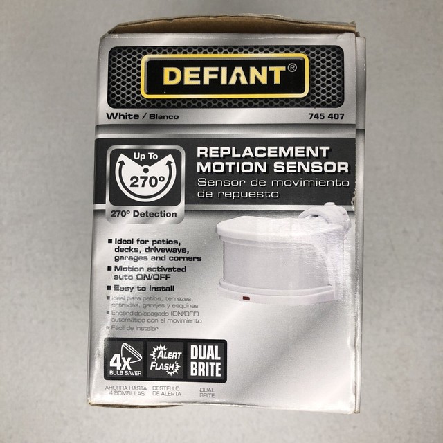 Defiant 270 Degree White Replacement Outdoor Motion Sensor Used2 for ...