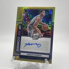 2022-23 Panini Contenders Optic Up and Coming Auto Keegan Murray Gold /10