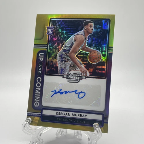 2022-23 Panini Contenders Optic Up and Coming Auto Keegan Murray Gold /10
