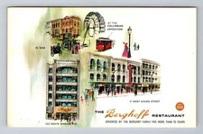 Chicago IL-Illinois, Berghoff Restaurant, Adams & Wabash Ave Vintage Postcard