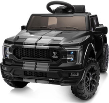 Hikiddo Licensed Ford Shelby F-150 24V Kids Ride on Toy, Electric Car for Kids w