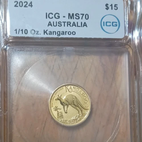 2024 Australian Gold Kangaroo 1/10 oz — photo from the most recent tracked eBay sale