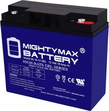 12V 18AH Gel Battery Replacement for Interstate Applications
