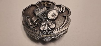 1995 Harley Davidson Evolution Motor Gürtelschnalle Vintage Buckle 950345 USA
