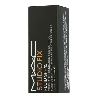 MAC Studio Fix Fluid SPF 15 24H Matte Foundation NC20 30ml