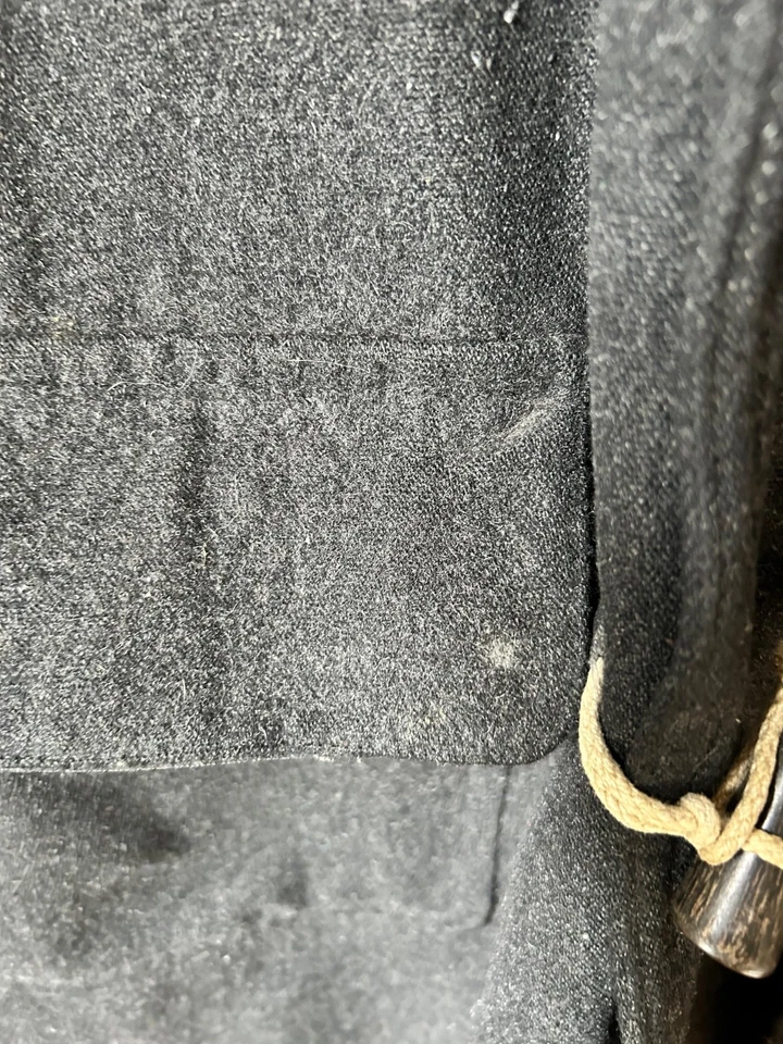 Star Point Grey Vintage Classic Wool Duffle Coat for men - Image 2 of 4