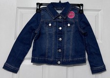 The Children's Place Kid's Blue Stretch Fabric Jean Jacket NWT Size 5T