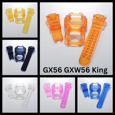 G-Shock Custom Multiple Colors Transparent Band  Bezel Set GX56 GXW56 King