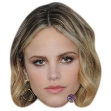 Halston Sage Celebrity Mask, Flat Card Face, Fancy Dress Mask
