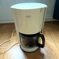 Krups ProAroma Type 311 Filter Coffee Machine 1100W 10-Cup White/Black Carafe