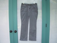 Faded Glory MISSY Slim Skinny Stretch Gray Pants 12 Avg