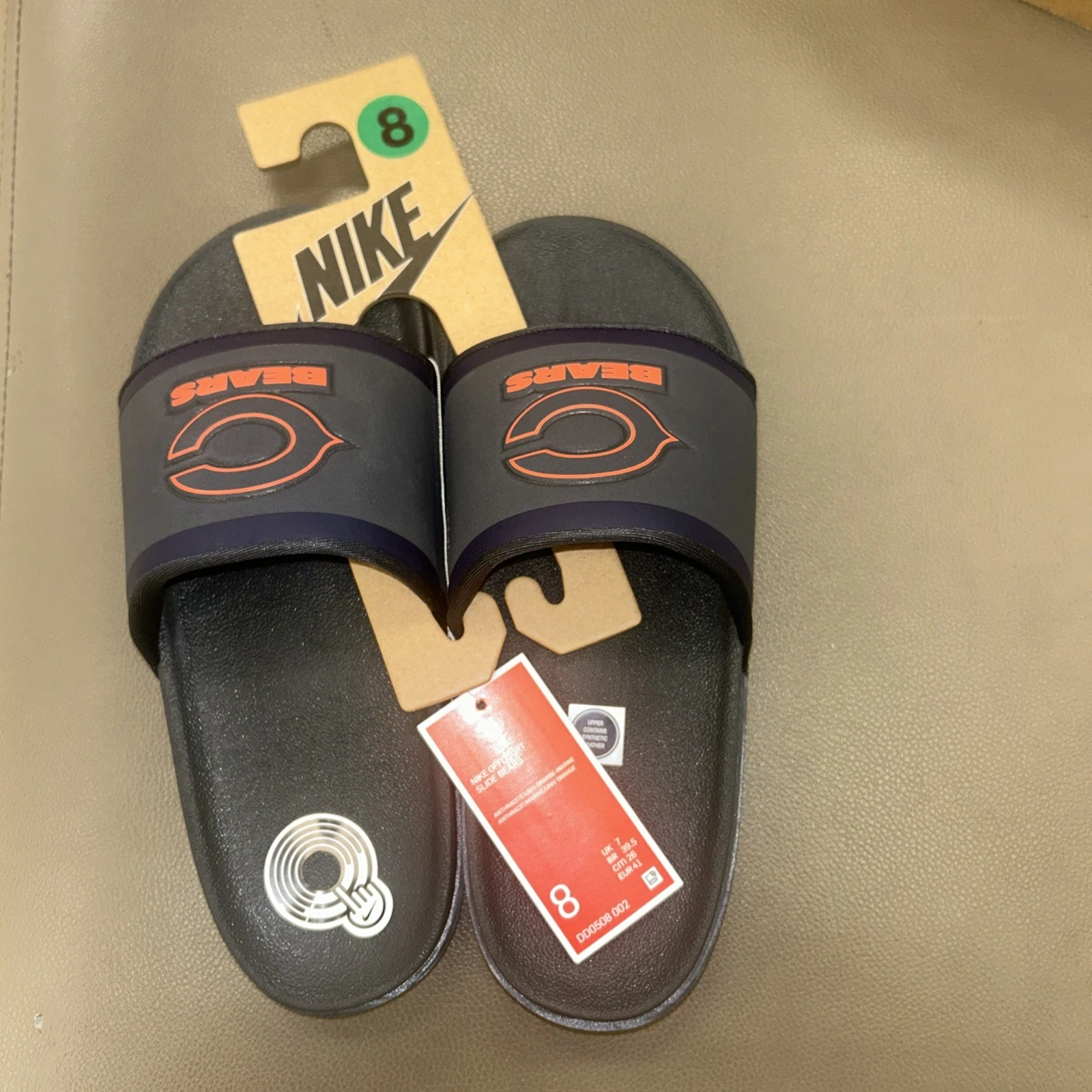 Sandali da uomo Nike Chicago Bears NFL Offcourt Slides taglia US 10 DD0508 001