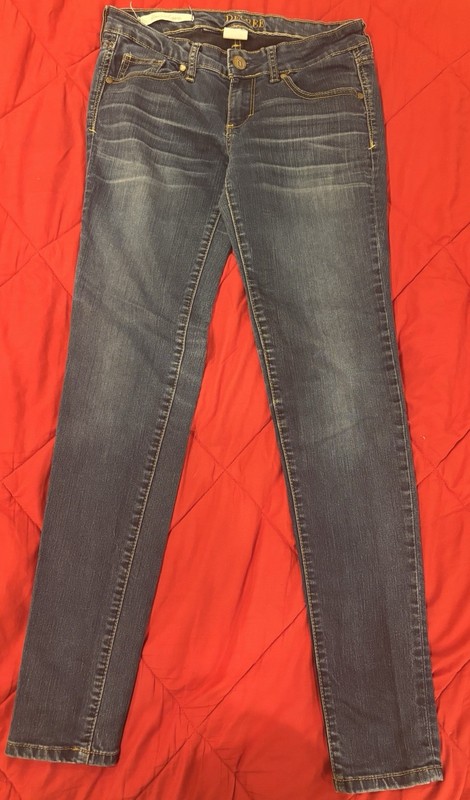 Degree dark-wash skinny Stretch Denim Jeggings jeans, Size 7