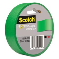 Scotch Expressions Masking Tape - 0.94" Width X 60 Ft Length - Writable Surface,