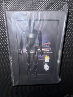 DEFECTIVE Tesla Diner Exclusive Black Optimus Bot Action Figure Elon Mus G3D