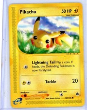 Pikachu 124/165 Common Expedition Base Set Pokemon Moderately Played on eBay