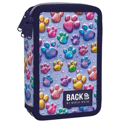Dreifach-Federmäppchen 3-Fach mit Ausstattung Magic Paw Federtasche Gefüllte