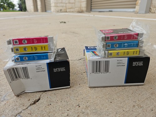 2 Pack NEW Genuine Epson 127 XL COLOR 3-pack Ink Cartridges, 6 Cartridges Total - 第 4/6 張圖片