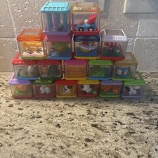 Lot of 17 Peek A Blocks Fisher Price Sensory Toys Baby Toddler Early Learning