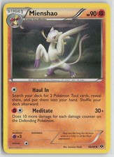 Mienshao 68/99 Uncommon Next Destinies Pokemon Moderately Played