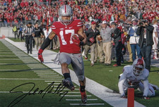 Jalin Marshall Signed Ohio State Buckeyes NCAA Football 8 x 10 Photo w/ COA