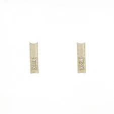 Authentic K10YG Diamond Earrings 0.02CT  #260-007-542-2578