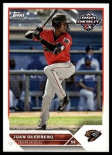 2023 Topps Pro Debut Juan Guerrero #PD-158