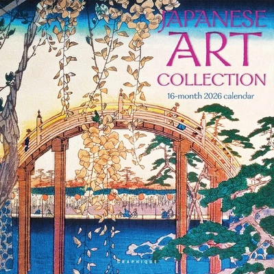 GRAPHIQUE DE FRANCE Japanese Art Collection Calendar 2026 - Art - Month To View