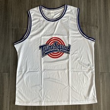Tune Squad Michael Jordan #23 White and Blue Jersey - (Men’s size M/L)