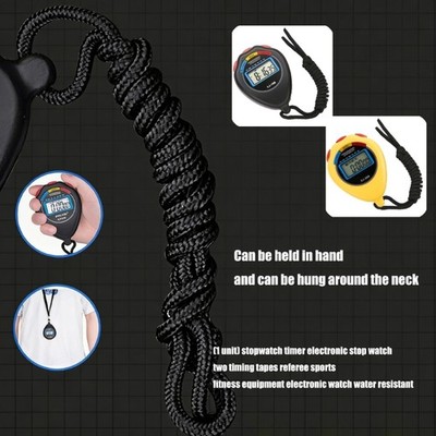 Professional Electronic Stopwatches With 2 Lane Timing Function Water Resistance