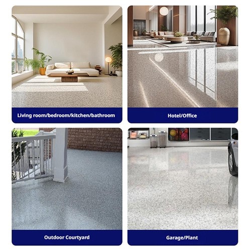 Louis Forest High Gloss Marble FinishEpoxy Floor Coating, SelfLeveling - Picture 15 of 27