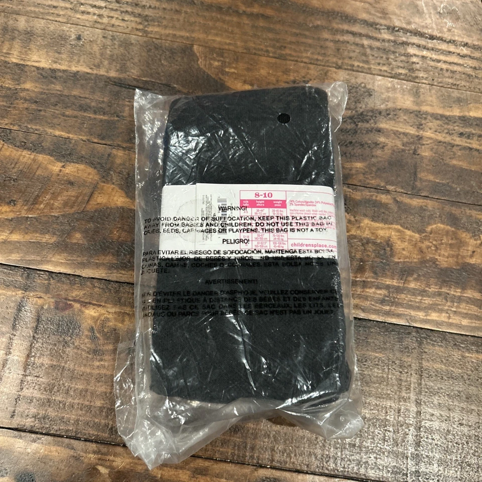 Medias negras niñas, lugar infantil, talla 8-10, nuevas Foto 3 de 4