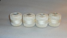 DMC Cord Crochet Thread Cotton White / Ecru 3 Balls 250 yd Each No 40 New
