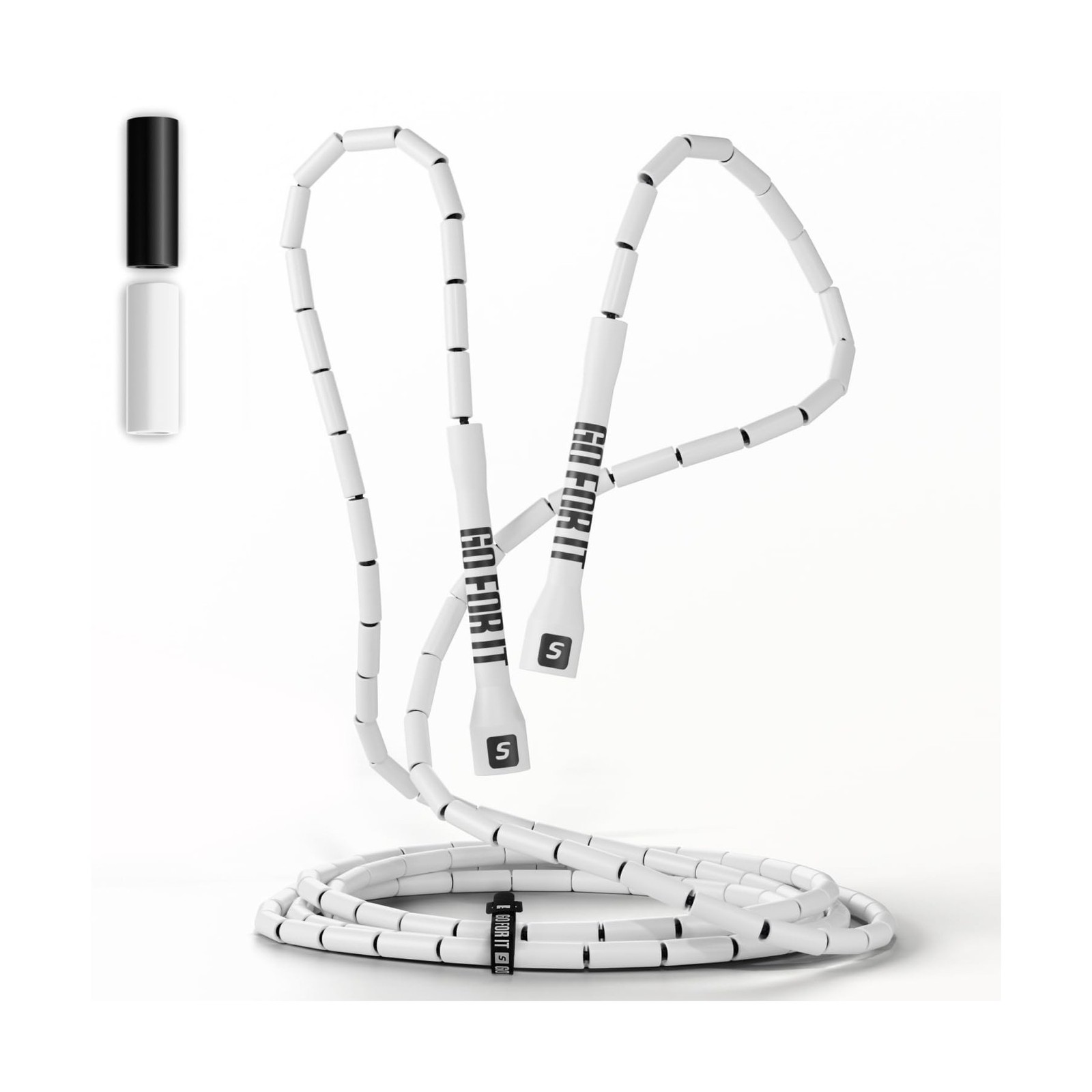 Sportbit Elite Beaded Jump Rope - Adjustable Speed Rope for Fitness... Fast Ship