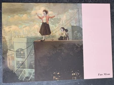 art postcard OS Lori Nelson Neighborhood Watch 2008 painting gallery invitation