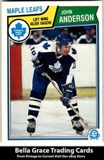 1983-84 O-Pee-Chee John Anderson #325 Toronto Maple Leafs NHL Hockey 
