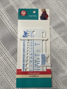 New Gauge Finder Boye Count 10 Plus Knitting Needle or Crochet Hooks NIP