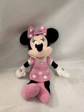 Disney Minnie Mouse Clubhouse Plush Stuffed Polka Dot Dress 7  
