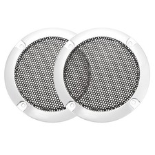 2pcs Speaker Grill Cover 3 Inch 95mm Mesh Subwoofer Guard Black and Silver