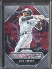 2021 Panini Prizm - Fireworks Luis Robert #FW1 - Chicago White Sox