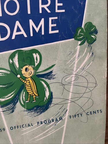 November 7, 1959 program Notre Dame versus Georgia Tech - Picture 2 of 3