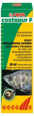 sera costapur F 50 ml - Arzneimittel gegen Ichthyophthirius und Hautparasiten